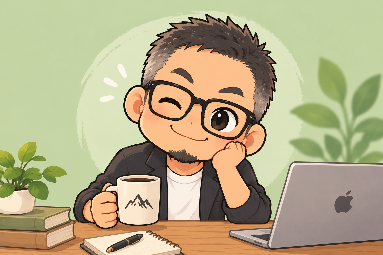 サイト運営者イラスト